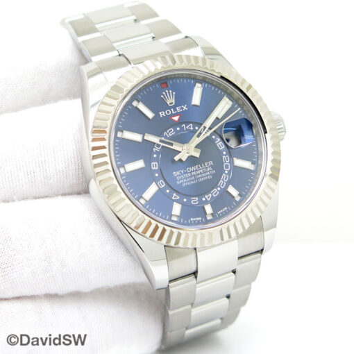 Rolex 326934 Skydweller with Blue Dial on Oyster