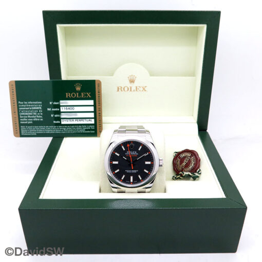 Rolex 116400 Milgauss with Black Dial - Image 2