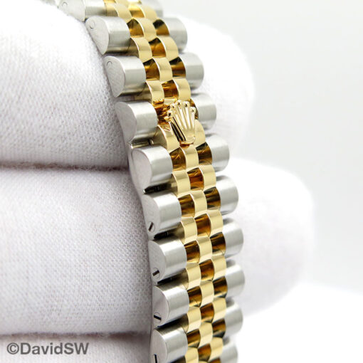 Rolex 278273 Datejust 18K/SS with Olive Green Floral Motif Diamond Set Dial on Jubilee - Image 7