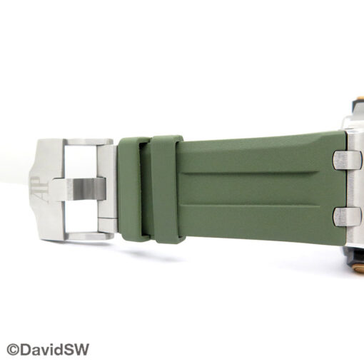 Audemars Piguet 15720ST Royal Oak Offshore Diver with Khaki Green Dial - Image 7