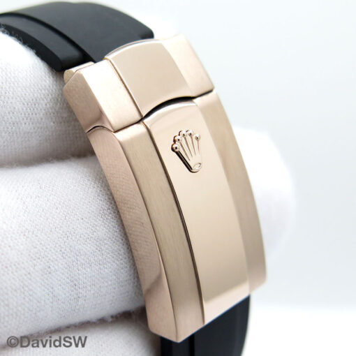 Rolex 326235 Skydweller 18K Rose Gold with Slate Dial on Oysterflex - Image 7