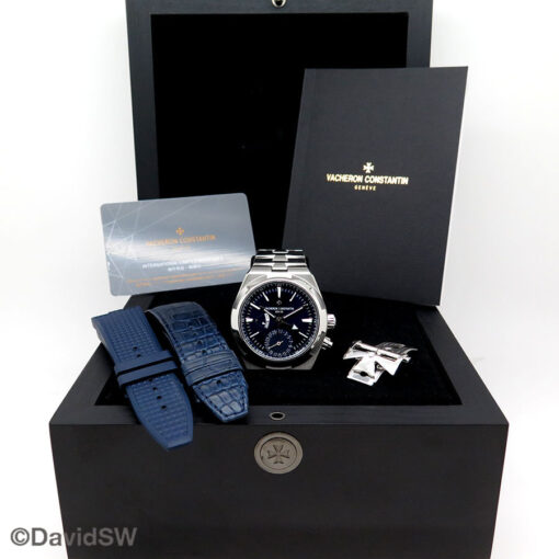 Vacheron Constantin 7900V Overseas Dual Time with Blue Dial - Image 2