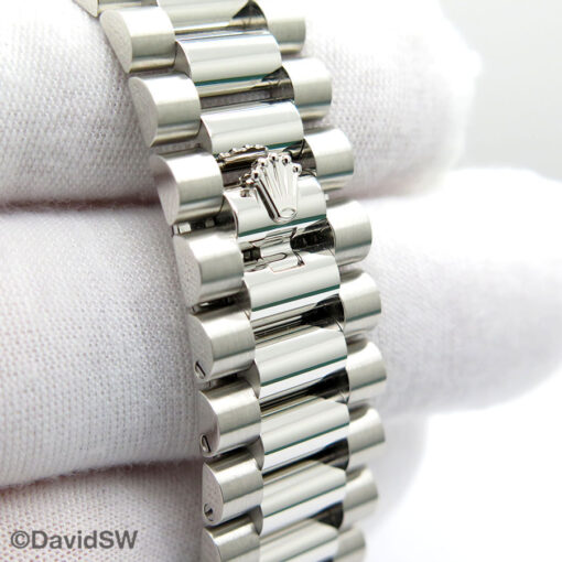Rolex 228236 Day Date 40 Platinum with Ice Blue Dial - Image 7