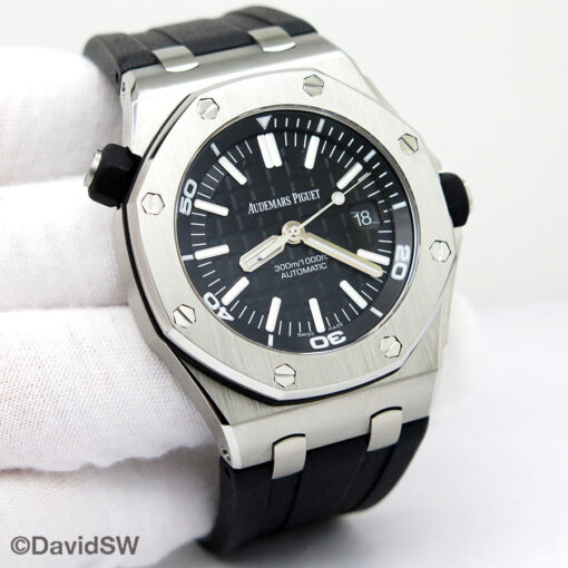 Audemars Piguet 15710ST Royal Oak Diver with Black Dial