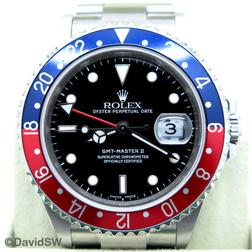 Rolex 16710 GMT Master II with Red/Blue Bezel - Image 3