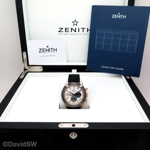 Zenith Chronomaster Sport 18k Rose Gold with White Dial - Image 2