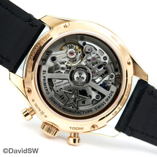 Zenith Chronomaster Sport 18k Rose Gold with White Dial - Image 4