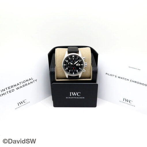 IWC IW3881 Pilot's Watch Chronograph 41mm with Black Dial - Image 2