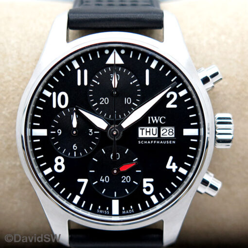 IWC IW3881 Pilot's Watch Chronograph 41mm with Black Dial - Image 3