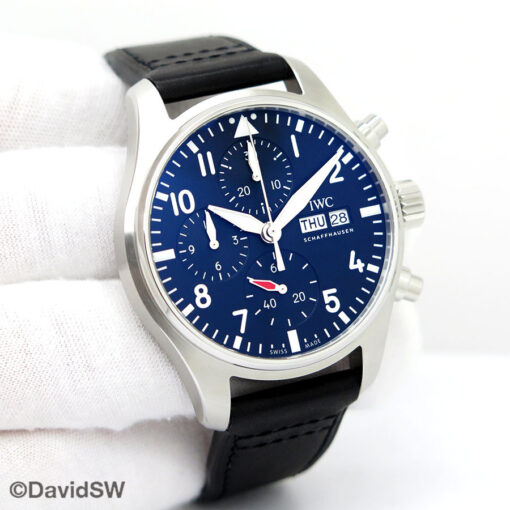 IWC IW3881 Pilot's Watch Chronograph 41mm with Black Dial