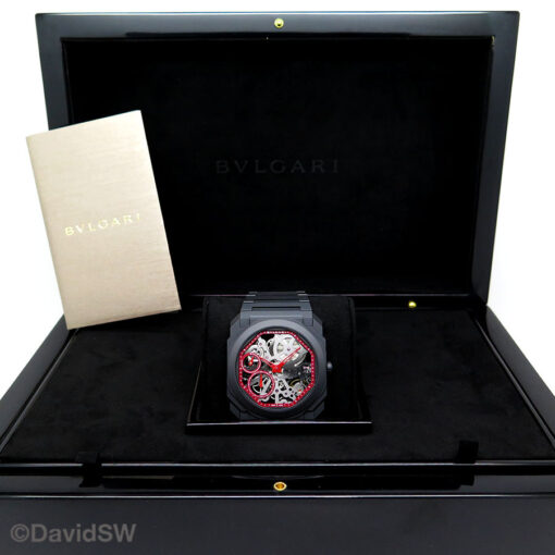 Alternative view of Bulgari 103527 Octo Finissimo Red Skeleton Limited Edition