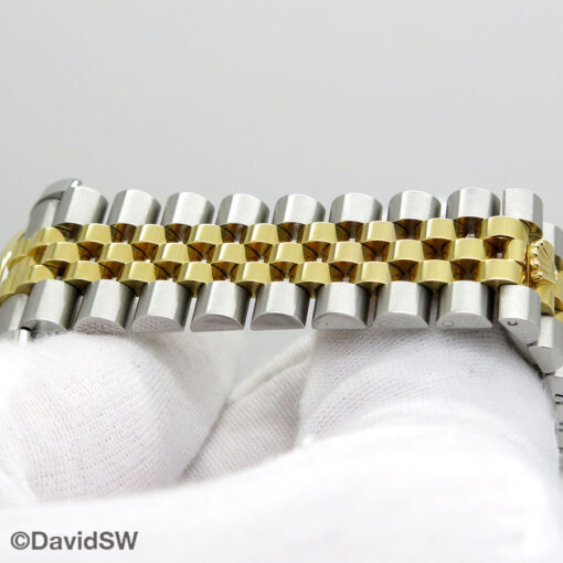 Rolex 116233 Datejust 18K/SS with Champagne Stick Dial on Jubilee - Image 8
