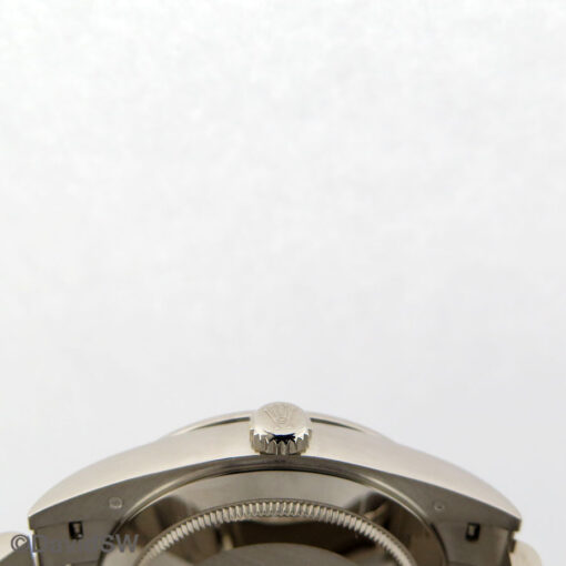 Rolex 228349RBR Day Date 40 18K White Gold with Pave Diamond Dial with Sapphires and Diamond Bezel - Image 4
