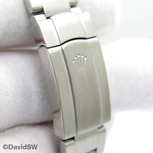 Rolex 116000 Oyster Perpetual with White Grape Dial - Image 7