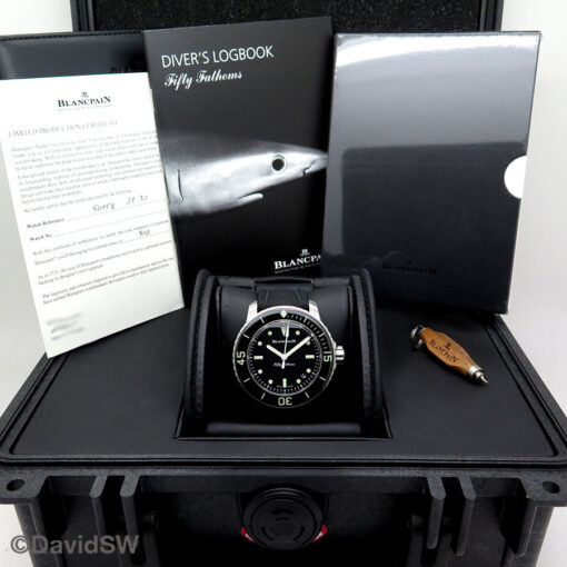 Alternative view of Blancpain Fifty Fathoms Nageurs De Combat Limited Edition