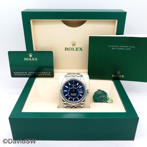 Rolex 326934 Skydweller with Blue Dial on Jubilee - Image 2