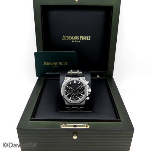 Alternative view of Audemars Piguet 26240ST Royal Oak Chronograph with Black Dial