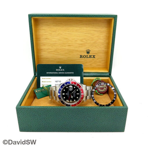 Rolex 16710LN GMT Master II with Red & Blue Bezel - Image 2