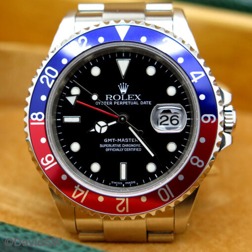 Rolex 16710LN GMT Master II with Red & Blue Bezel - Image 3
