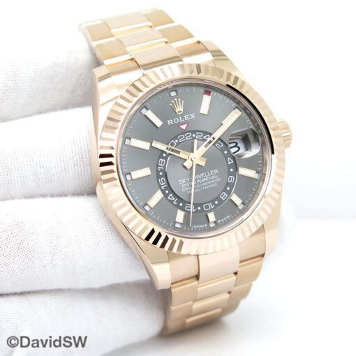 Rolex 336935 Skydweller 18K Rose Gold with Slate Dial (New Model)