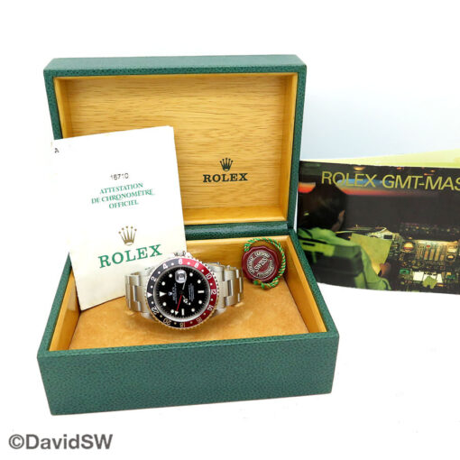 Rolex 16710 GMT Master II with Red/Black Bezel - Image 2