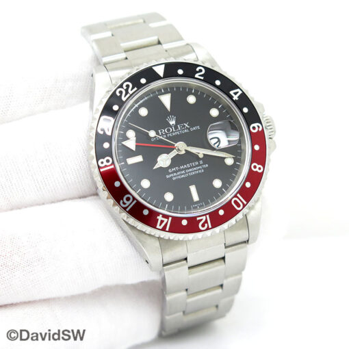 Rolex 16710 GMT Master II with Red/Black Bezel