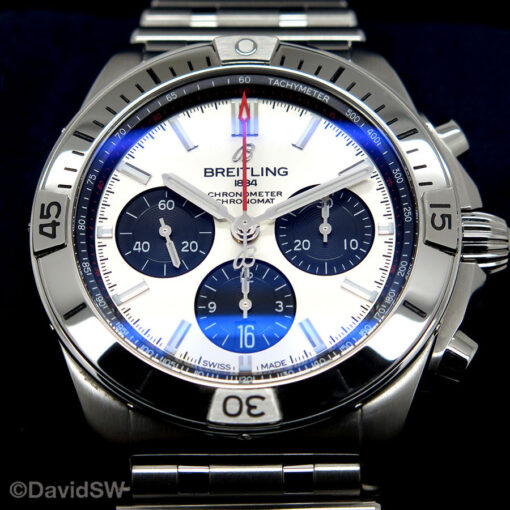 Breitling AB0134 Chronomat B01 42mm with Silver Dial - Image 3