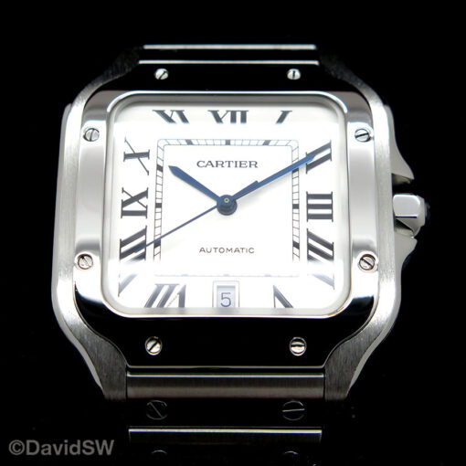 Cartier WSSA0009 Santos de Cartier Large with Silver Dial - Image 3