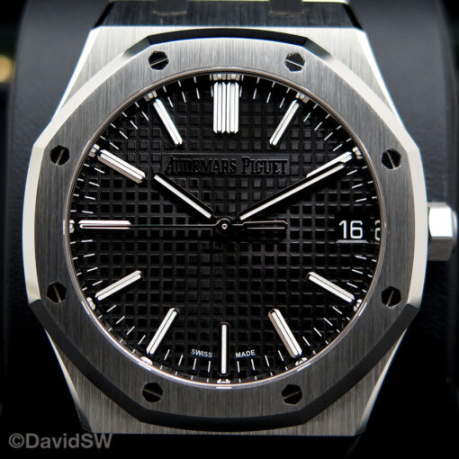 Audemars Piguet 15510ST Royal Oak with Black Dial - Image 3