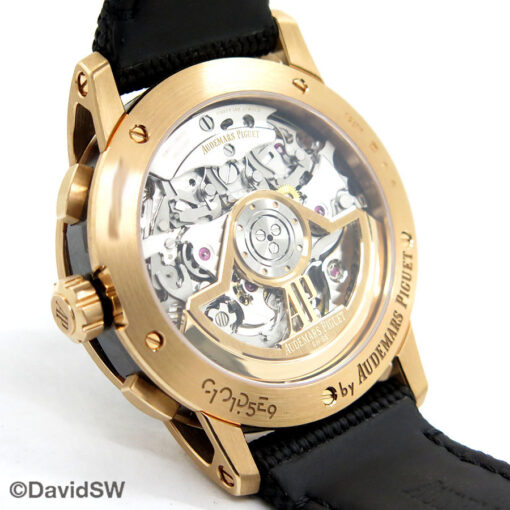 Audemars Piguet 26393NR Code 11.59 Automatic Chronograph 18K Rose Gold and Black Ceramic - Image 5