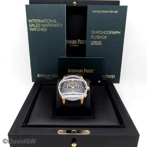 Audemars Piguet 26393NR Code 11.59 Automatic Chronograph 18K Rose Gold and Black Ceramic - Image 2
