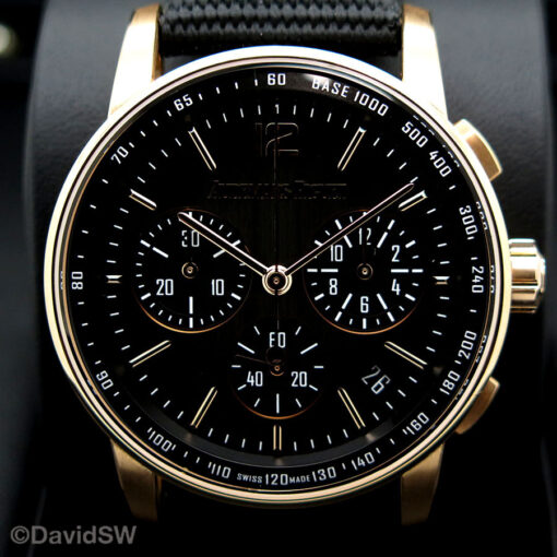 Audemars Piguet 26393NR Code 11.59 Automatic Chronograph 18K Rose Gold and Black Ceramic - Image 4