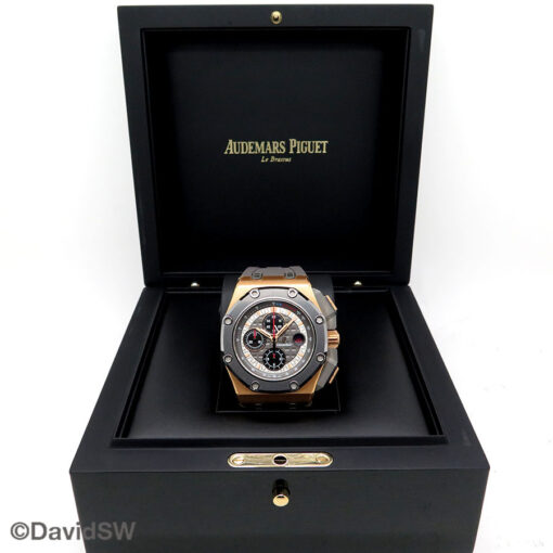 Audemars Piguet 26568OM Royal Oak 18K Rose Gold Offshore Chronograph "Michael Schumacher" Limited Edition - Image 2