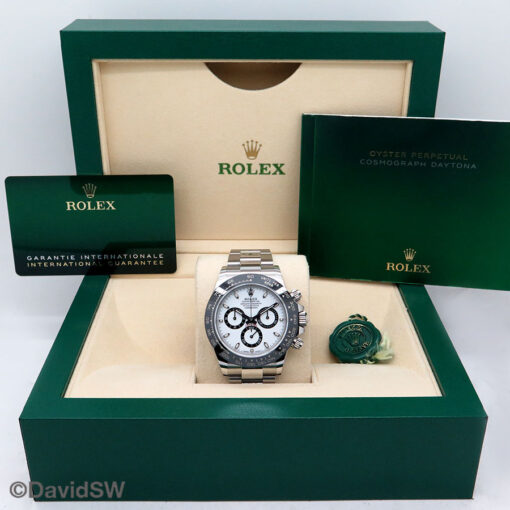 Rolex 116500LN Cosmograph Daytona with White Dial - Image 2