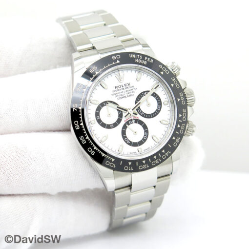 Rolex 116500LN Cosmograph Daytona with White Dial