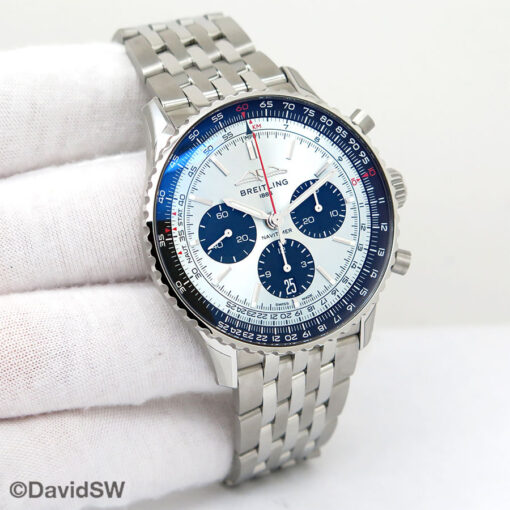 Breitling AB0138 Navitimer B01 Chronograph 43mm with Ice Blue Dial on Bracelet