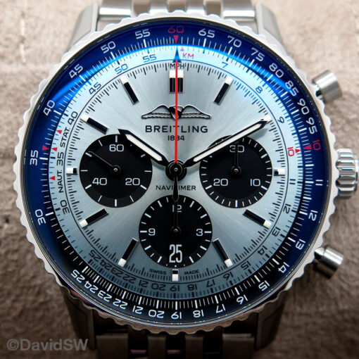Breitling AB0138 Navitimer B01 Chronograph 43mm with Ice Blue Dial on Bracelet - Image 3