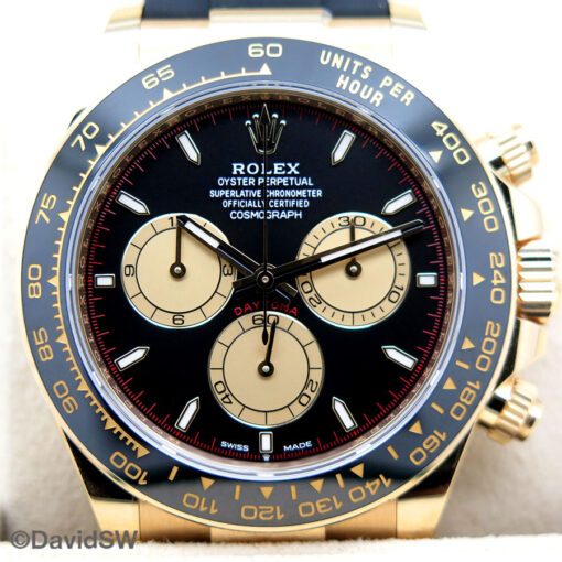 Rolex 126518LN Cosmograph Daytona 18K Yellow Gold with Black Dial on Oysterflex (New Model) - Image 3