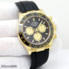 Rolex 126518LN Cosmograph Daytona 18K Yellow Gold with Black Dial on Oysterflex (New Model)