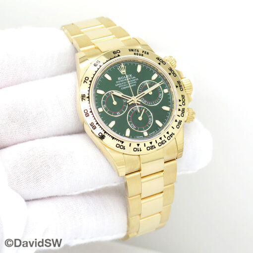 Rolex 116508 Cosmograph Daytona 18K Yellow Gold with Green Dial