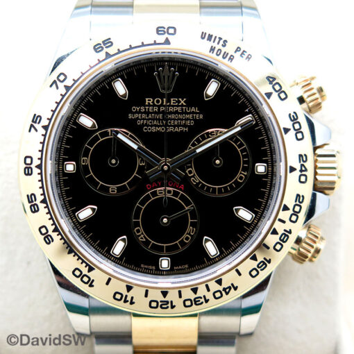 Rolex 116503 Cosmograph Daytona 18K/SS with Black Dial - Image 3
