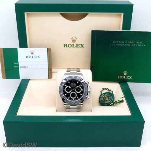 Rolex 116500LN Cosmograph Daytona with Black Dial - Image 2