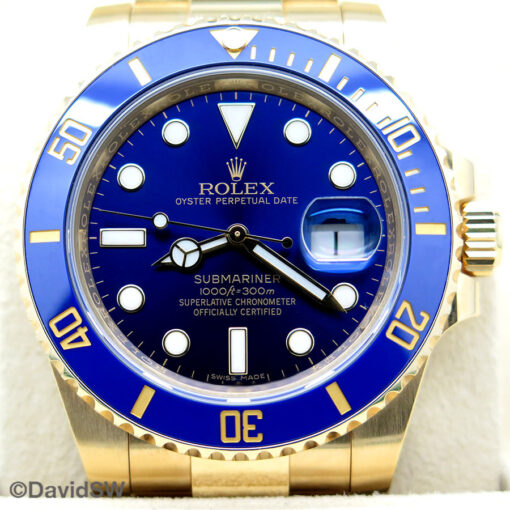 Rolex 116618LB Submariner 18K Yellow Gold - Image 3