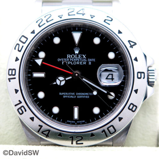 Rolex 16570 Explorer II with Black Dial and 3186 Movement - Image 3