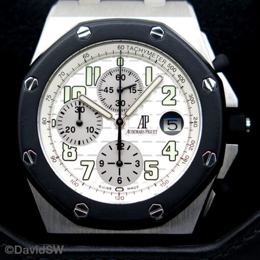 Audemars Piguet 25940SK Royal Oak Offshore Chronograph with Silver Arabic Dial - Image 3