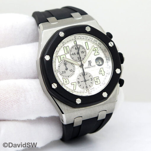 Audemars Piguet 25940SK Royal Oak Offshore Chronograph with Silver Arabic Dial