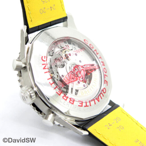 Breitling AB0137 Navitimer B01 Chronograph 46mm with Green Dial on Strap - Image 5