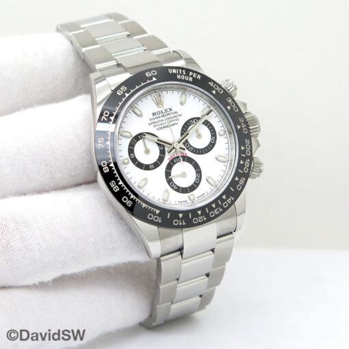 Rolex 116500LN Cosmograph Daytona with White Dial