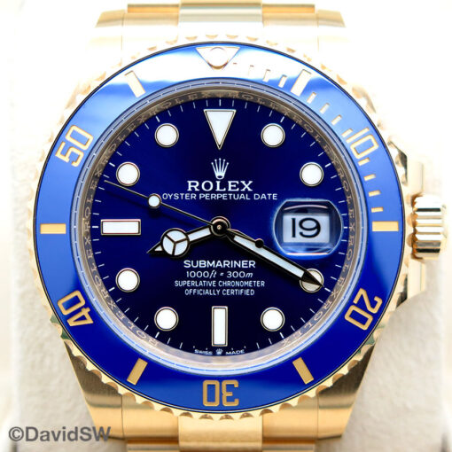 Rolex 126618LB Submariner 41 18K Yellow Gold - Image 3