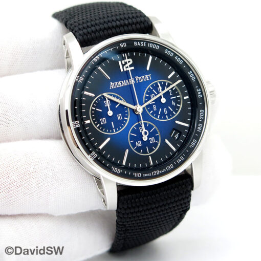 Audemars Piguet 26393BC Code 11.59 Automatic 18K White Gold with Blue Dial